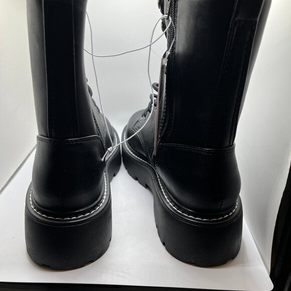 Wild Fable Womens Logan Lug Combat Boots with Memory Foam Insole Black NWT - Picture 10 of 10